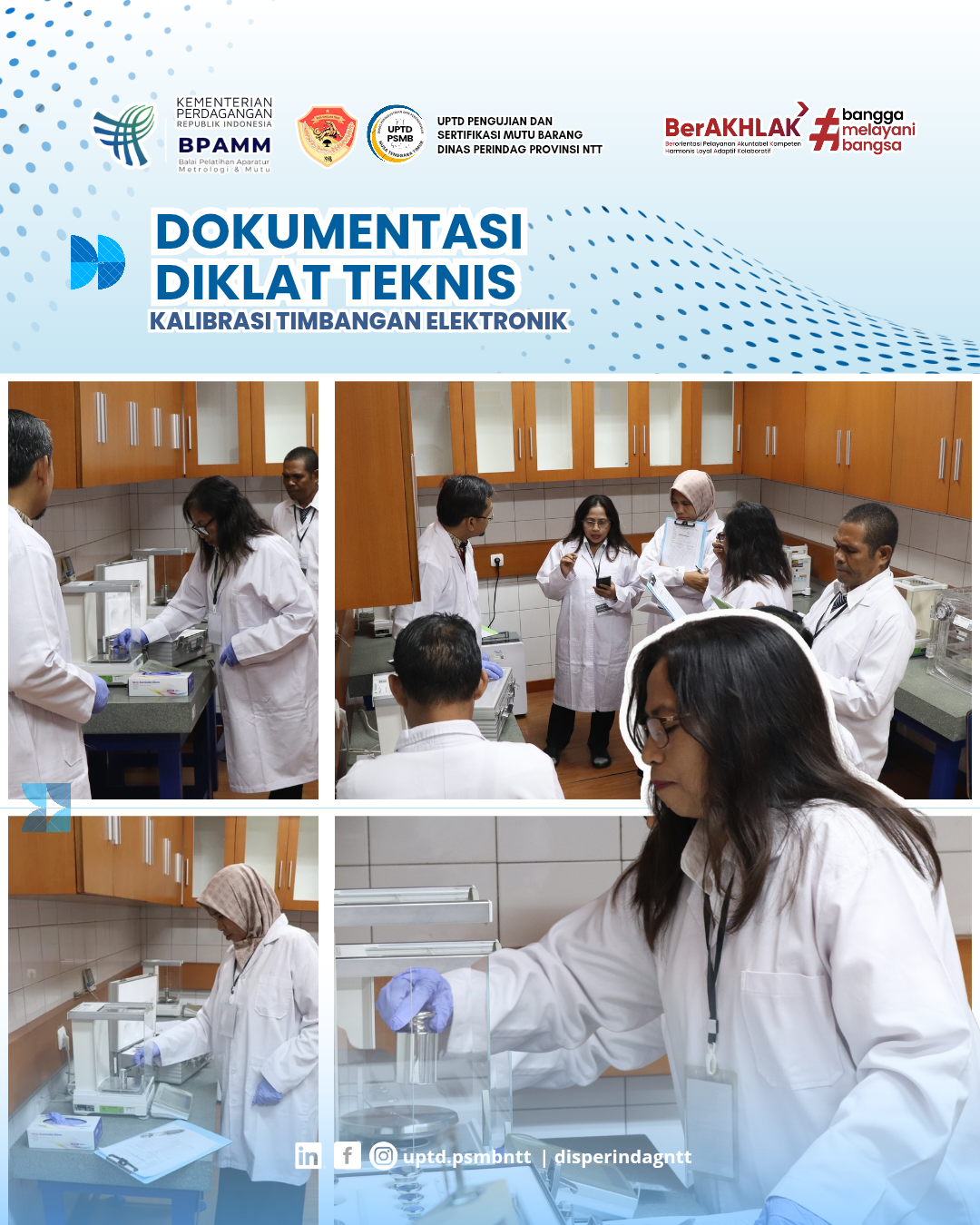 Diklat Teknis Kalibrasi Timbangan Elektronik