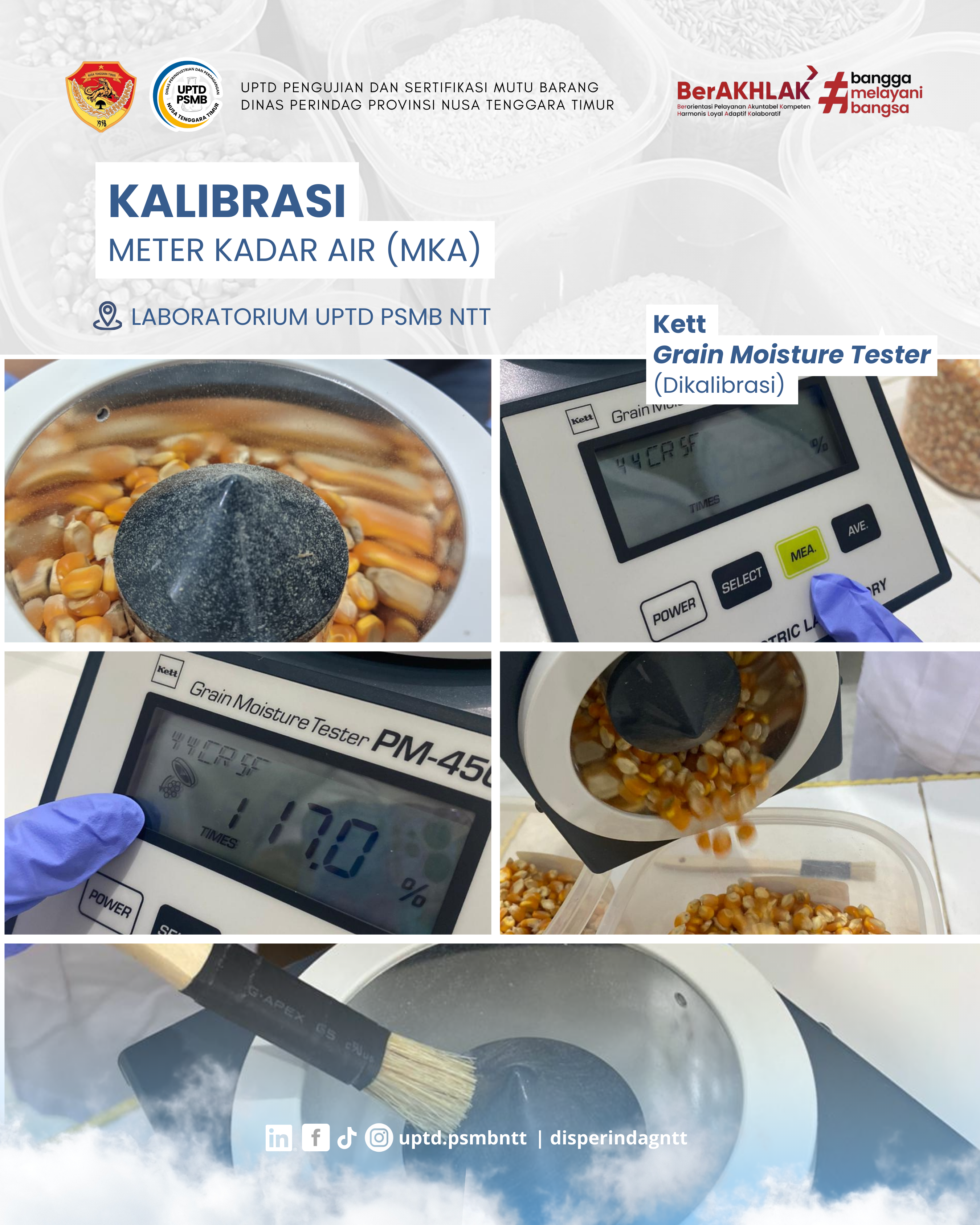 Kalibrasi Meter Kadar Air